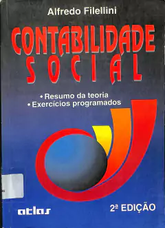 Livro Contabilidade Social 2ª Edição de Alfredo Filellini