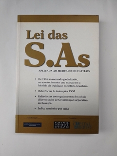 Livro Lei das S. as Aplicada ao Mercado de Capitais 2007 de Marta Barcellos