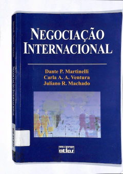 Livro Negociação Internacional de Dante P. Martinelli