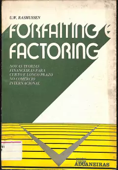 LIVRO FORFAITING E FACTORINE DE U. W. RASMUSSEN