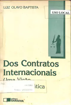 LIVRO DOS CONTRATOS INTERNACIONAIS DE LUIZ OLAVO BAPTISTA