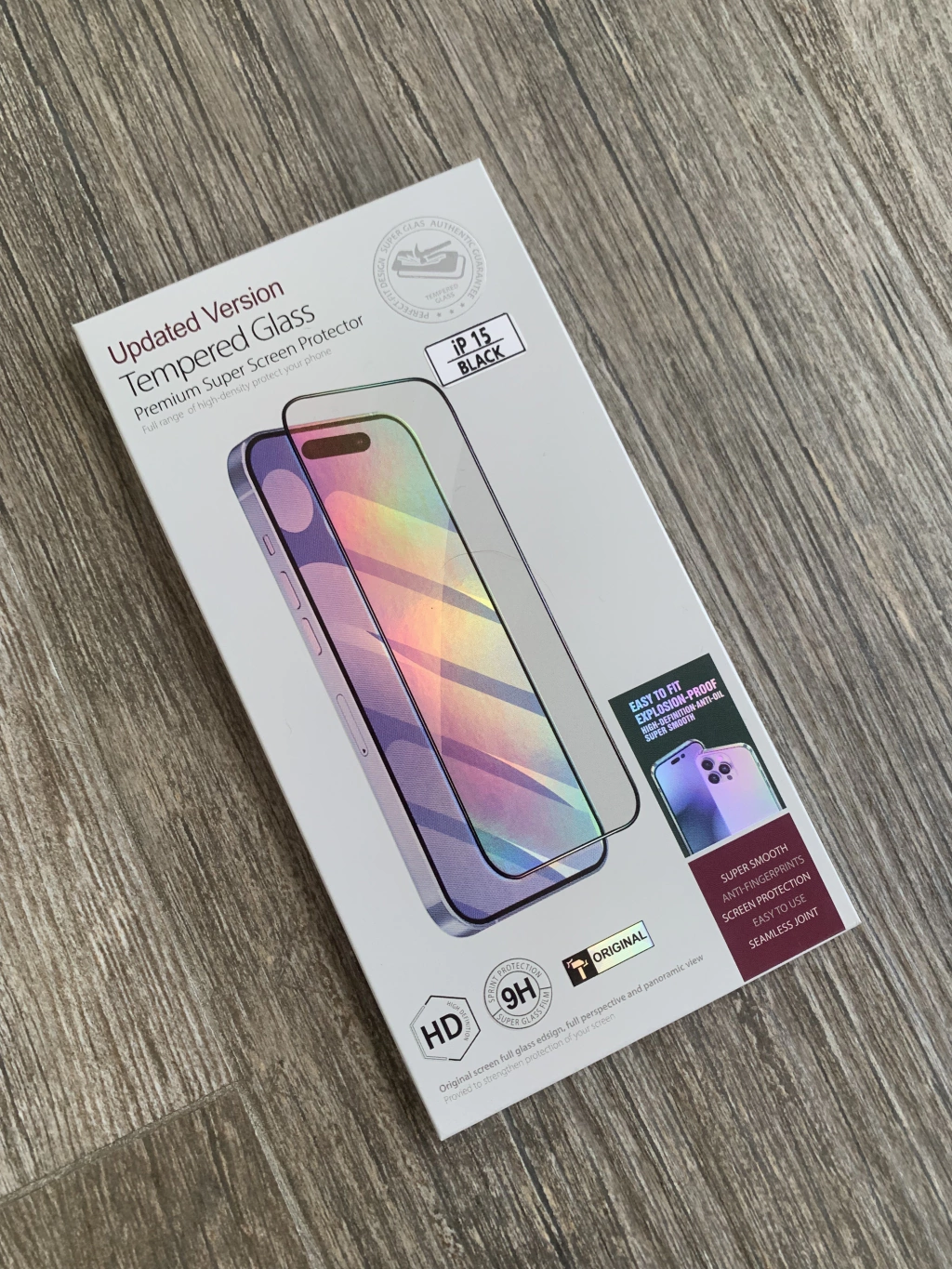 Vidrio templado Premium 9H iphone 15