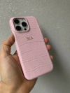 Funda personalizada Croco Rosa
