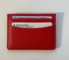 TARJETERO ROJO PERSONALIZADO