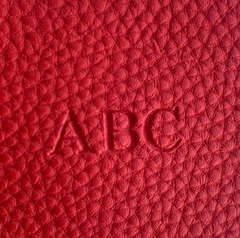 TARJETERO ROJO PERSONALIZADO - tienda online