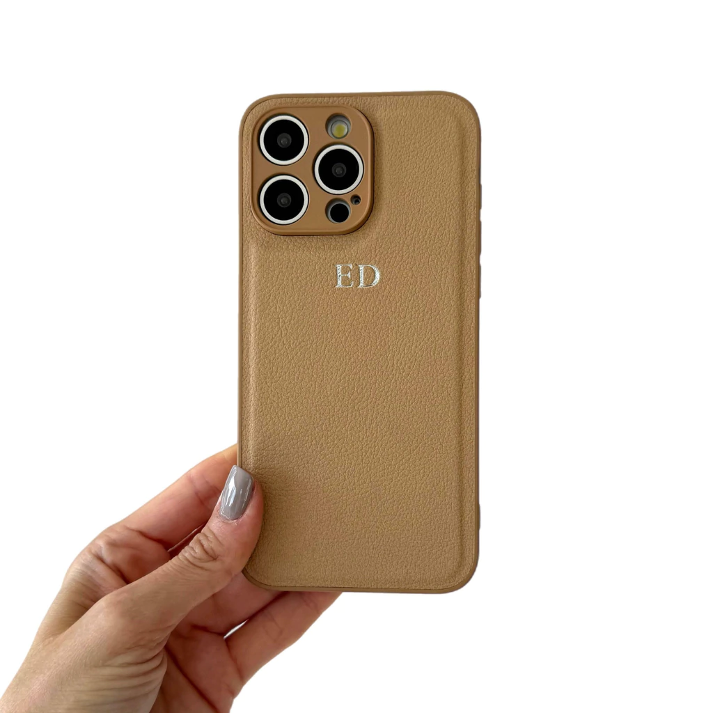 FUNDA CAMEL CON CUBRE CAMARAS PERSONALIZADA
