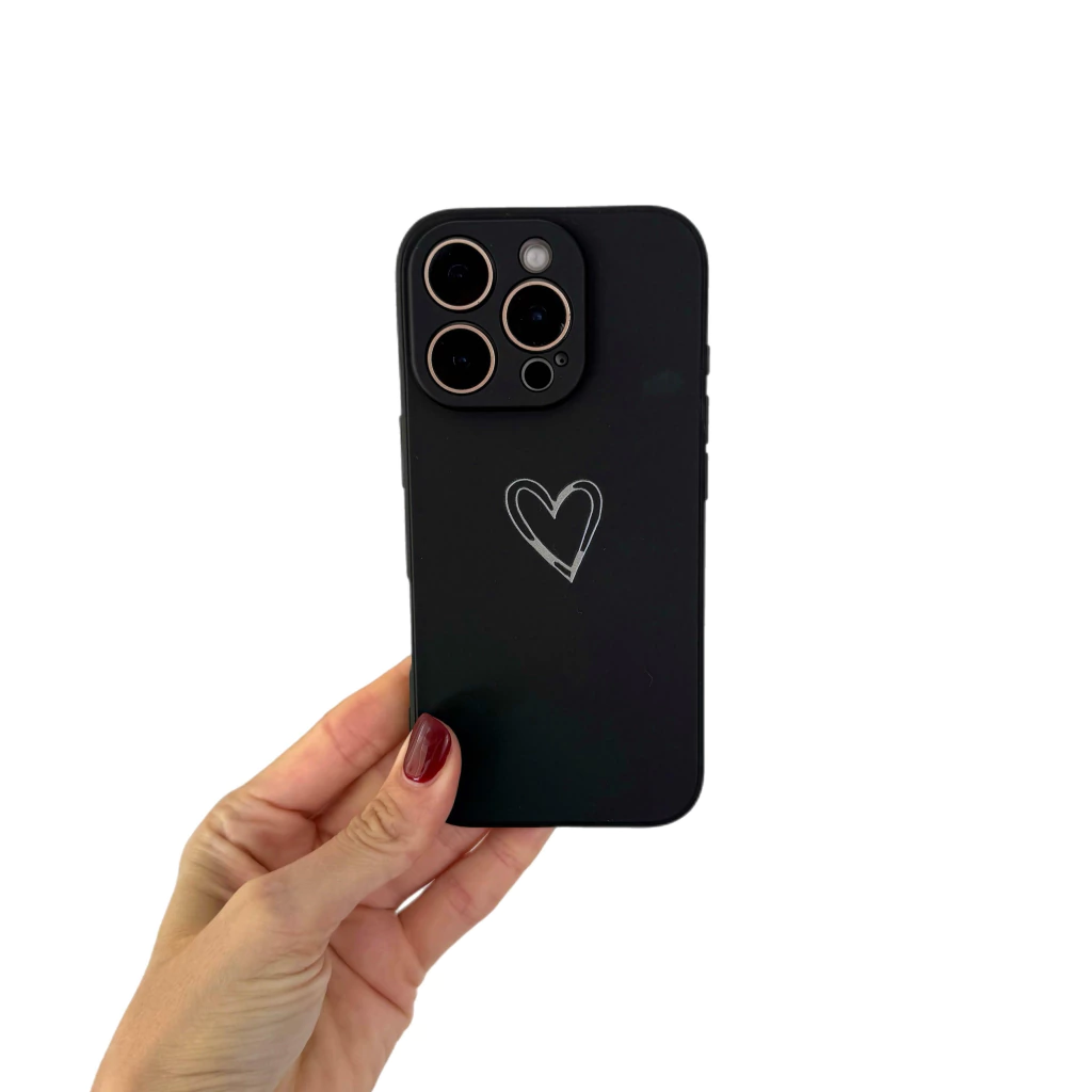 Funda Black Corazon