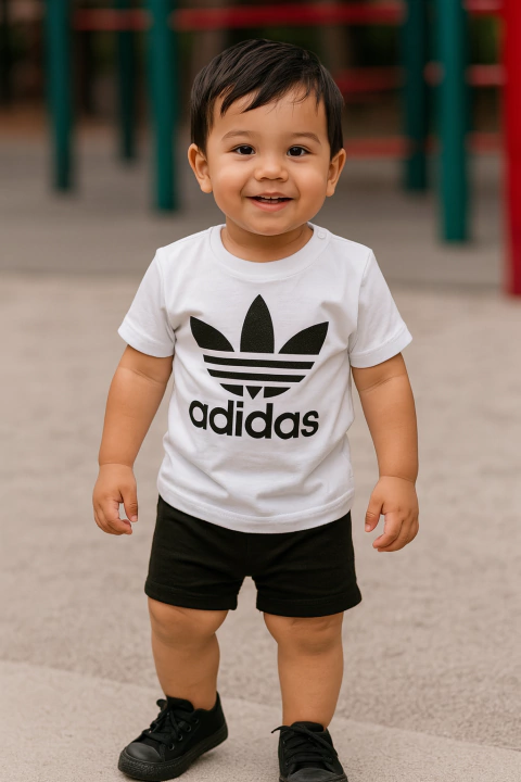 Conjunto Shorts e Camiseta - Add Preto - comprar online