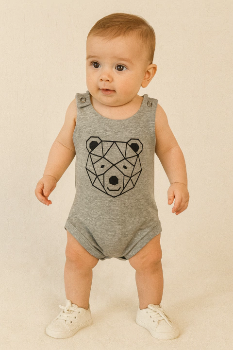 Macaquinho Urso Minimalista - comprar online