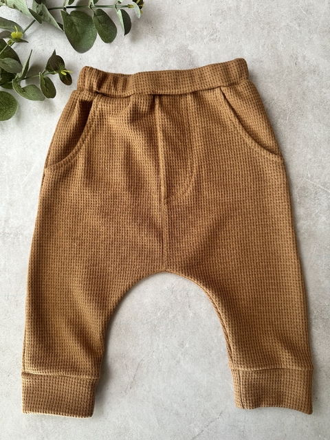 Calça Waffle - Marrom Doce de Leite - comprar online