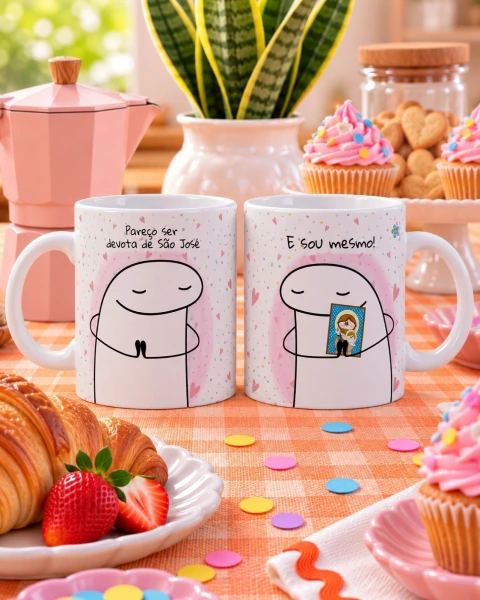 Caneca Porcelana - Série "Socorro, Deus!"