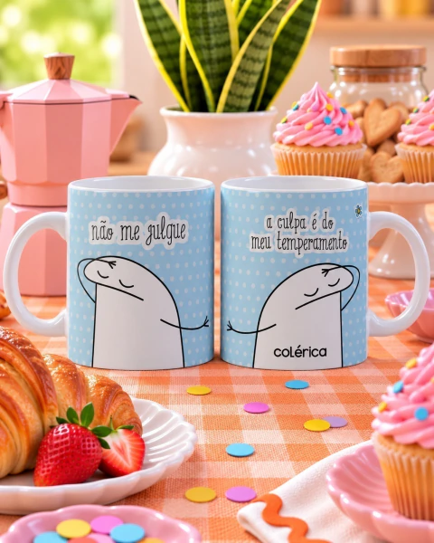 Caneca Porcelana - Série "Socorro, Deus!" na internet