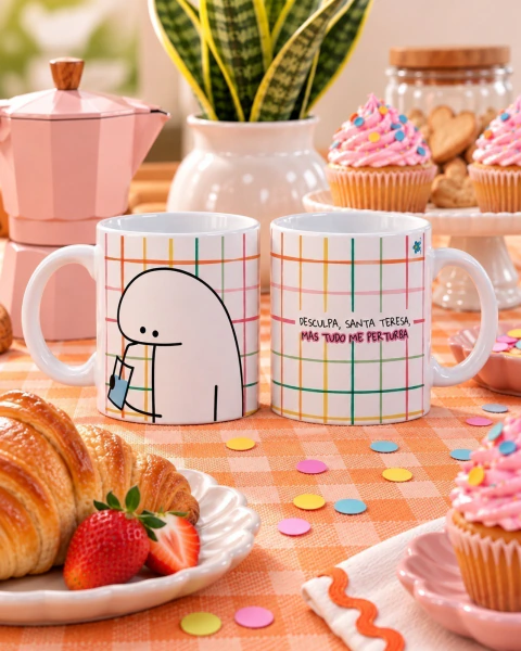 Caneca Porcelana - Série "Socorro, Deus!" na internet