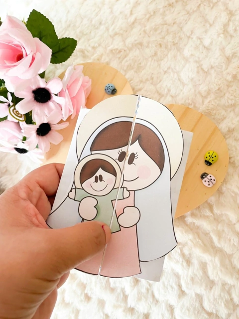 Lembrancinha dia das mães avulsa - Cartão Sanfona. PARA IMPRIMIR - Atelier MÃOS DE MARIA