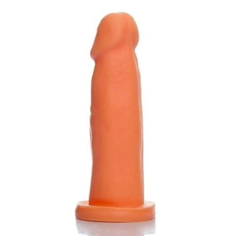 Pênis 8 Maciço Dildo Simp 16x4cm Cor Bege