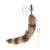 Plug Anal Metal Sex Butt Cat com Cauda em Pelúcia - Cromado na internet