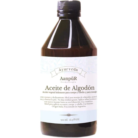 Aceite de Algodón para Masajes Ayurvédicos