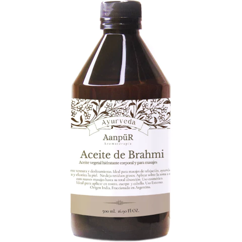 Aceite de Brahmi para Masajes Ayurvédicos