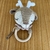 Mordillo madera e hilo crochet Animales en internet