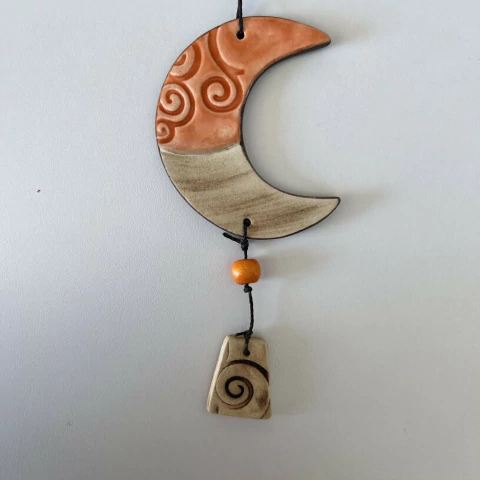 Móvil de cerámica Luna adorno ornamento en internet