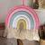 Arcoiris Pastel Colgante Macramé Habitacion Bebe Recién Nacido Deco - comprar online
