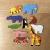 Animales Magnéticos de Madera – Set de 10 piezas - Muñecas Arcoiris