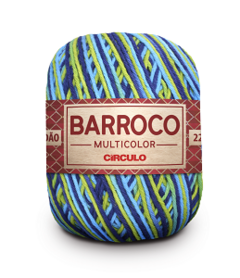 Barroco Multicolor 400g Círculo 452m - Arte Fios Joinville