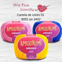 Fio Amigurumi Circulo 254m Cartela 01