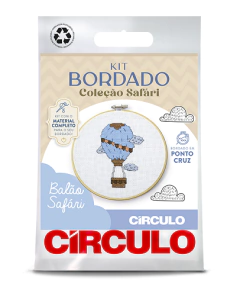 Kit Bordado Safári Circulo - loja online