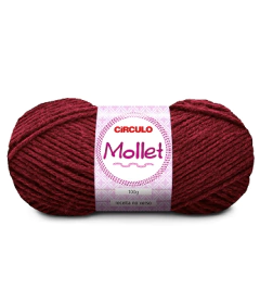 Lã Mollet Circulo 40g Cartela A