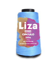 Fio Liza Grossa Circulo 500mt - Arte Fios Joinville