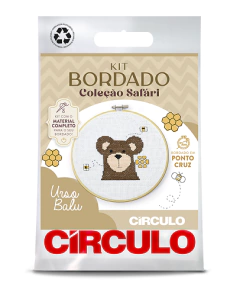 Kit Bordado Safári Circulo - comprar online