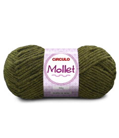 Lã Mollet Circulo 40g Cartela A - comprar online