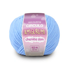 Imagem do Fio Amigurumi Chenille Slim Círculo 100g