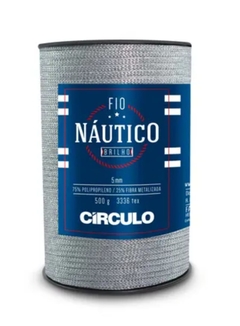 Fio Náutico com Brilho Circulo 5mm 500g - Arte Fios Joinville