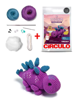 Kit Amigurumi Coleção Dinos Circulo na internet