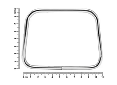 Alça de Bolsa Metal Circulo Retangular Par - comprar online