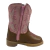 Botinha Baby Capelli CB080 Bege/Rosa Claro - Rodeo Kings