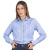 Camisa Fem Miss Country 2104 Listrada Azul/Marrom