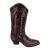 Bota D'Luka Western Bico Fino Café - loja online