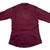Camisa Fem Laidol M/L LA2380 Lisa Strass Vinho na internet