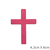 Patch Adesivo Cruz Rosa para Chapéu - comprar online