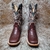Bota Goyazes Couro 224803 Café / Marinho - comprar online