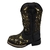 Bota Inf D'Milton Flex 106041 Café/Brilho Ouro - comprar online