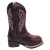 Bota Inf Mr West Flex Tabaco Bordado Rosa - Rodeo Kings