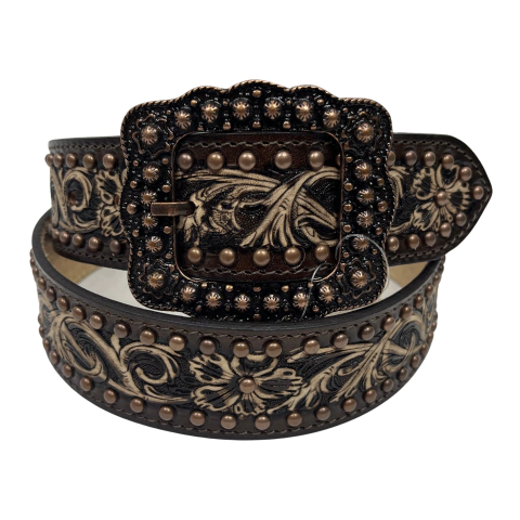 Cinto Paul Western 414 Marrom