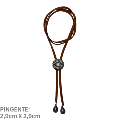 Gravatinha Paul Western CG02 Marrom/Perola