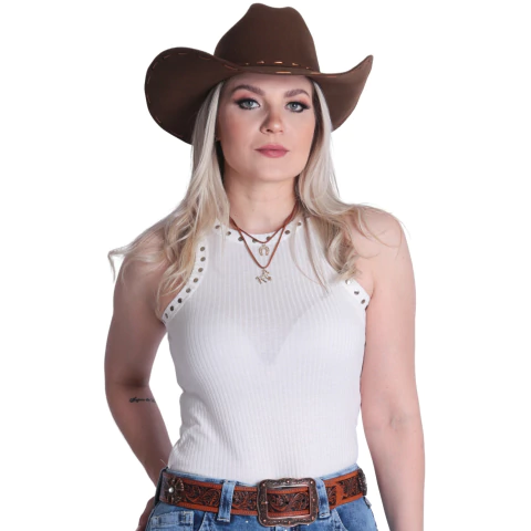 Regata Fem Republica Caipira 3145 Canelada Off White - comprar online