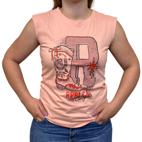 Regata Fem Republica Caipira 3226 Salmão - comprar online