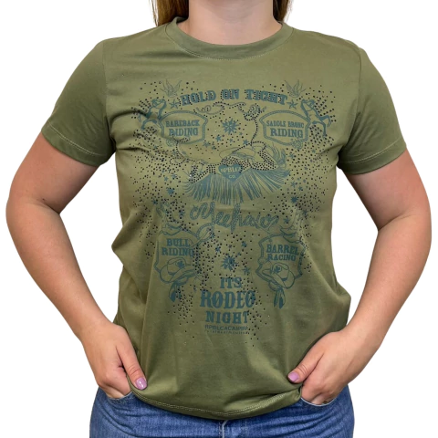 Camiseta Fem Republica Caipira 3684 Musgo - comprar online